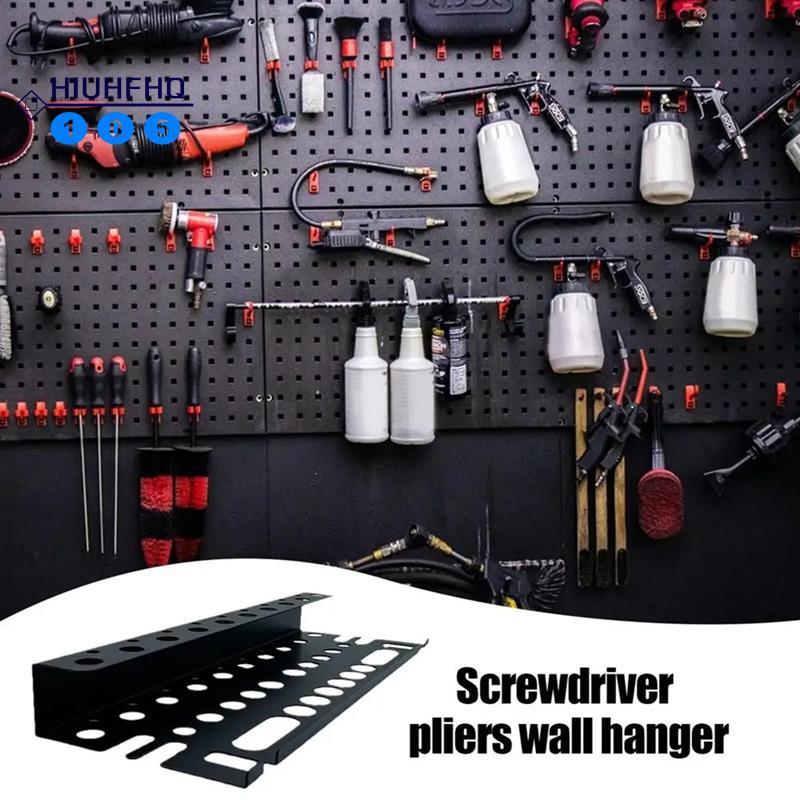 Hiuhfhq106Screw Driver Holders Organizer ประแจโลหะผู้ถือ Organizer ไขควง Rack Plier Organizer ปฏิบัต