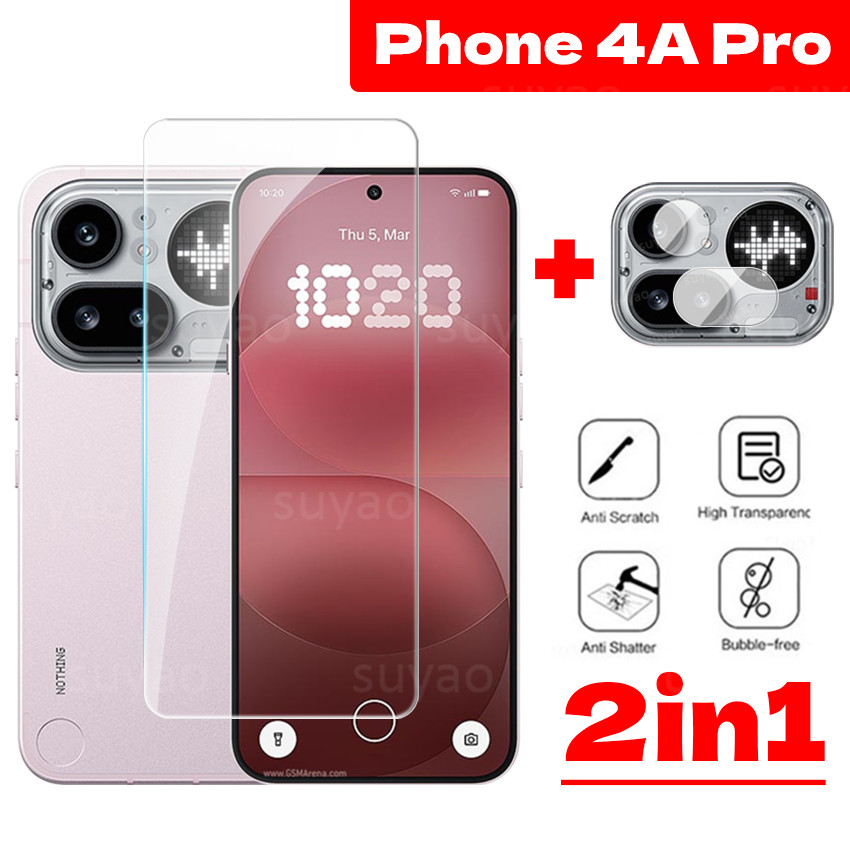 สําหรับ Nothing Phone 4A Pro 2026 ฟิล์มกันรอยหน้าจอเลนส์กล้อง NothingPhone4APro Phone4A โทรศัพท์กระจกนิรภัย Clear HD 9H โปร่งใส