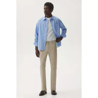 H&M(เอชแอนด์เอ็ม) กางเกงทรง Slim Fit 5-pocket Men Slim Fit 5-pocket trousers 1253397_2