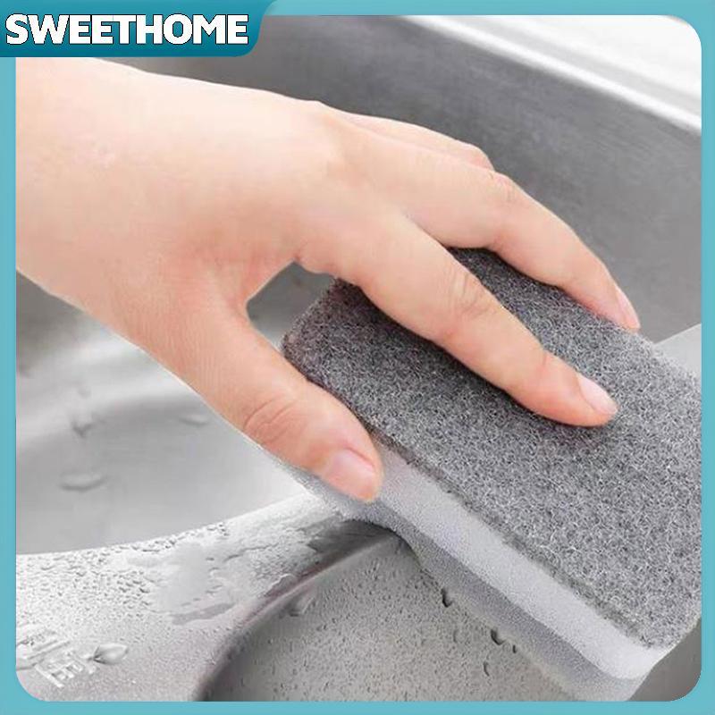 SWEETHOME 5PCS Strong Magic ฟองน้ําทําความสะอาดแปรงจานชามซักผ้าฟองน้ํา Kitchen Clean
