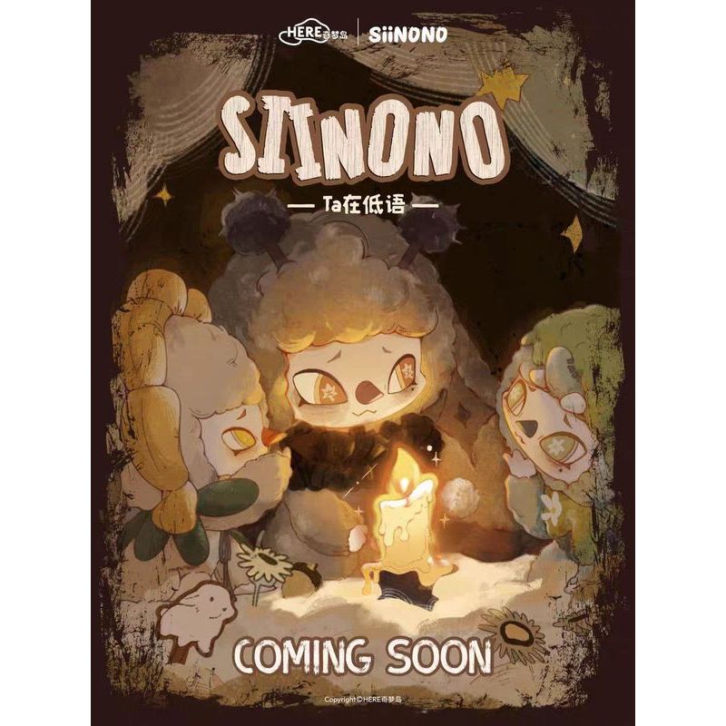 [คลังสินค้าพร้อม] MINISO MINISO siinono siinono รุ่นที่สอง TA Whispering Series Mystery Box Pendant