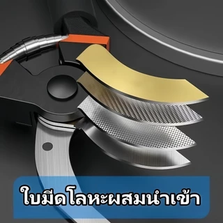 แท้ กรรไกรตัดกิ่ง✂️ คม ทน ประหยัดแรงงาน กันไกรตัดกิ่ง กรรไกรตัดกิ่งไม้ กรรไกรแต่งกิ่ง คีมตัดกิ่ ใบมีดพิเศษ SK5 คมกริบ