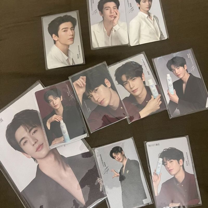 【พร้อมส่ง】belle x zhang linghe Zhang Linghe Yilian Spokesperson ครบชุดโปสการ์ด Photocard ของแท้อย่าง