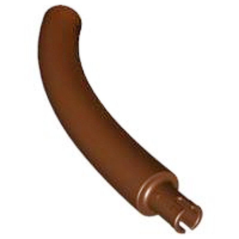 Brick2cube Part - Dinosaur Tail / Neck Middle Section with Bar Hole and Technic Pin - 40378