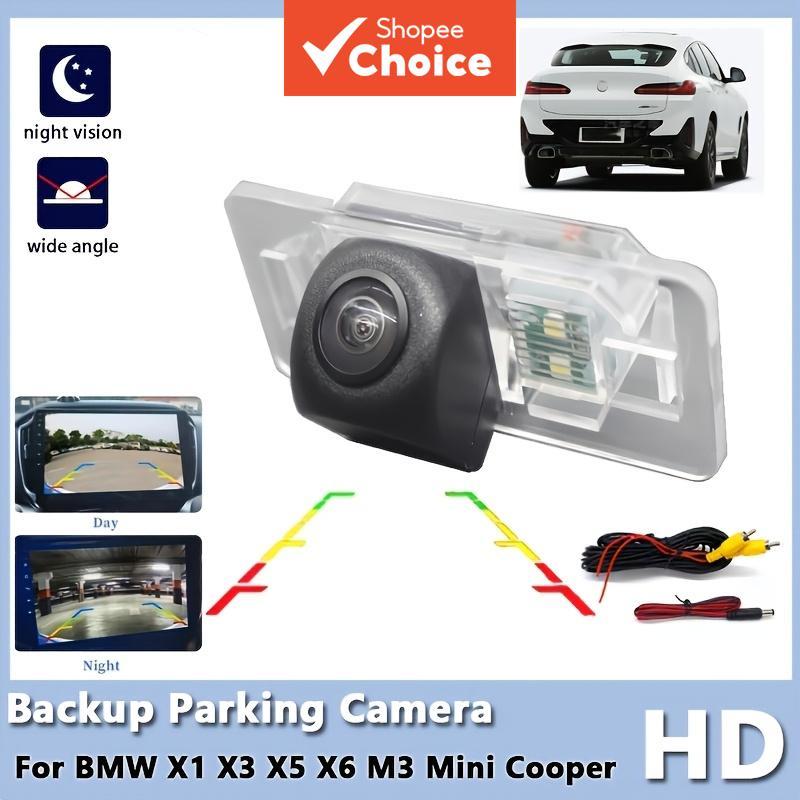 Night Vision กล้องมองหลังสําหรับ BMW Mini X1 X3 X4 X5 X5M X6 E71 E72 ที่จอดรถ Assistance Mount