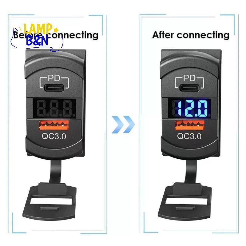 [B&N] USB C Charger Soet 54W กันน้ํา Roer Switch PD QC30 Dual USB Fast Charging สําหรับ Marine Tru B
