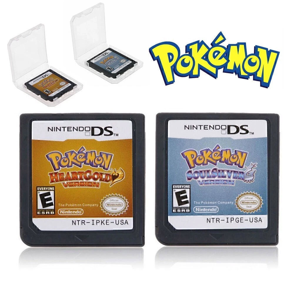 Pokemon HeartGold SoulSilver Game Card For Nintendo 3DS NDSi NDS Lite