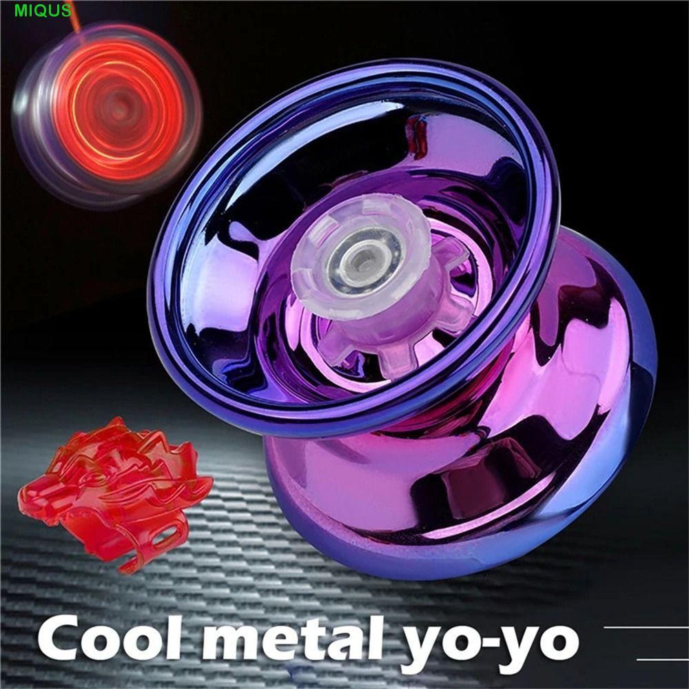 MIQUS โลหะ Yoyo ของเล่นที่น่าสนใจ Professional สําหรับเด็กพิเศษ Props เด็กของขวัญความเร็วสูง Luminous Yoyo
