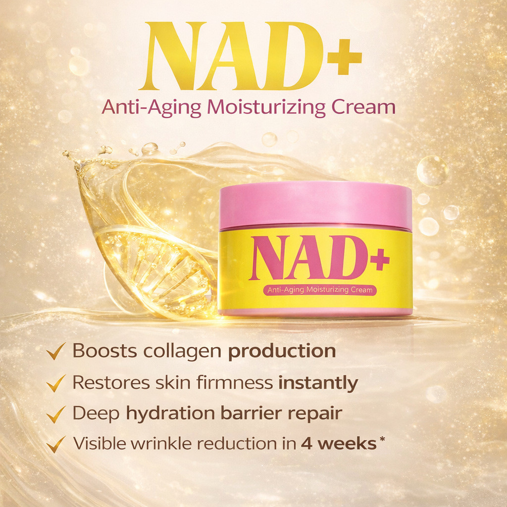 NAD+ Anti-Aging Moisturizing Cream 50g | คอลลาเจน บูสท์ลดริ้วรอย | มัลติกรดไฮยาลูโรนิก 72 ชม. ไฮเดรช