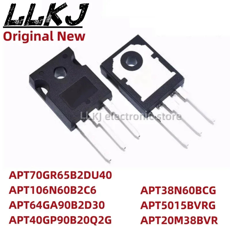 5pcs APT70GR65B2DU40 APT106N60B2C6 APT64GA90B2D30 APT40GP90B20Q2G APT38N60BCG APT50BV15B38BVRG ทรานซ