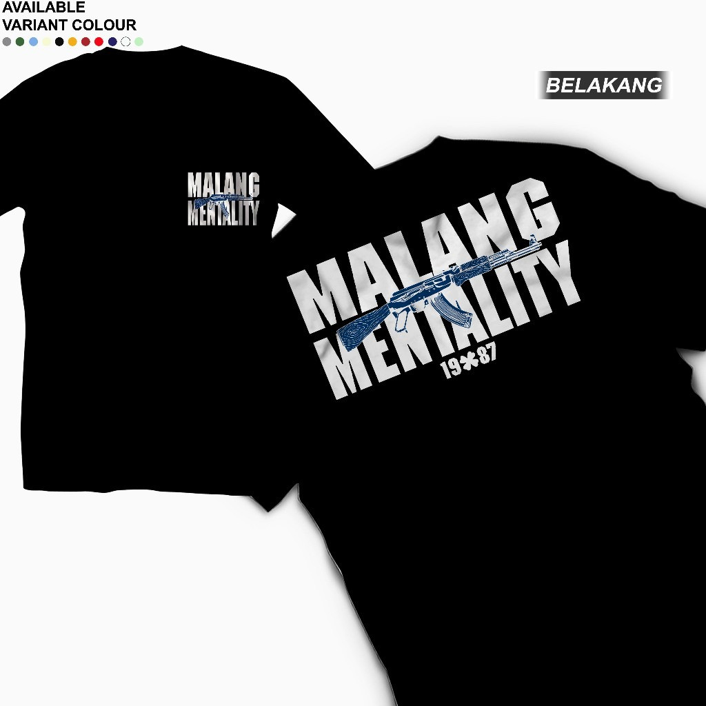 Malang Mentality เสื้อยืดผู้ชาย AK47
