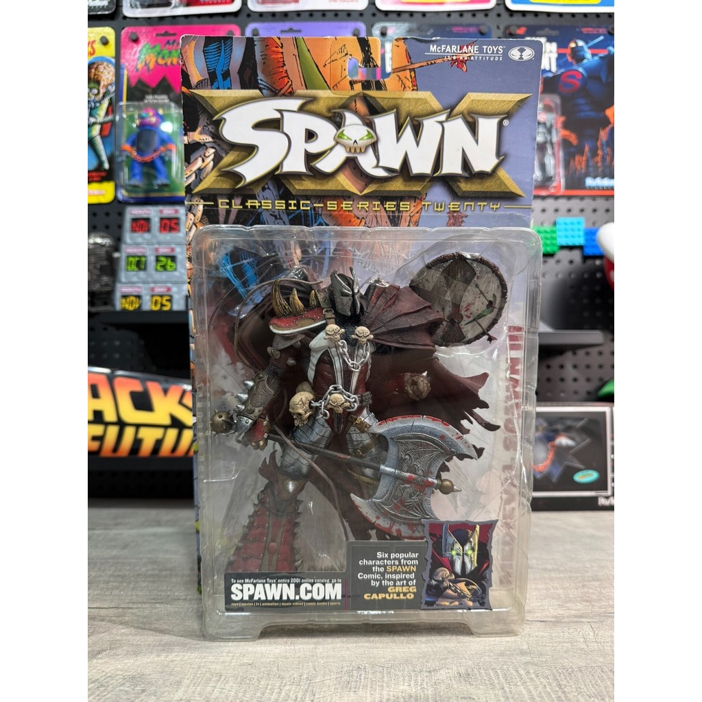 [คลังสินค้าพร้อม] McFarlane McFarlane Spawn Regeneration Man Eyes Blood Axes Out of Print Old Goods 