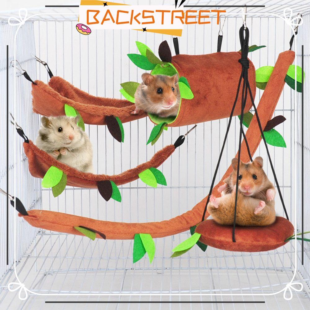 BACKSTAGE Hamster Hammock Guinea Pig Jungle Squirrel Cage Nest Accessories