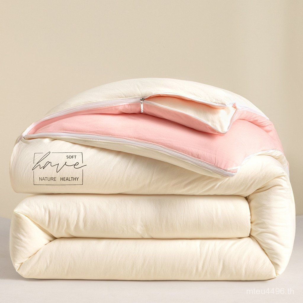 Quilt 2025 Core Cotton Quilt Quilt Washable รูปแบบใหม่ Color Child-Mother Quilt Soy Series 4JNG