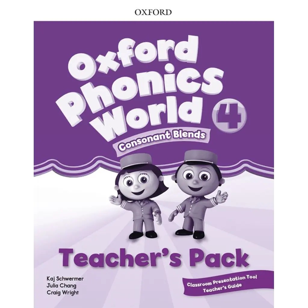 Bundanjai (หนังสือ) Oxford Phonics World 4 : Teacher's Pack with Classroom Presentation Tool (P)