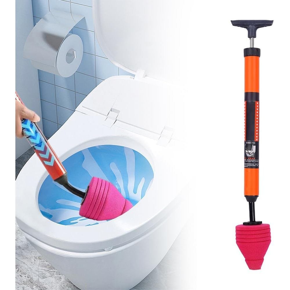 ห้องน้ําแรงดันสูง Unblock A Shot, Toilet Plunger Clog Remover Tool, Toilet Plunger Drain Clog Remove
