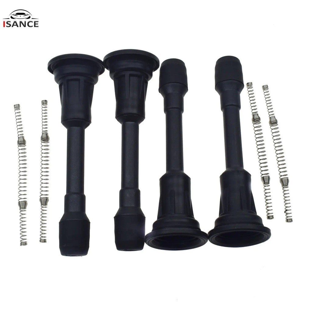 4PCS 22448JA00A 22448JA00C Ignition Coil รองเท้า Spark Plug Cap Fit สําหรับ Nissan JUKE MICRA QASHQA