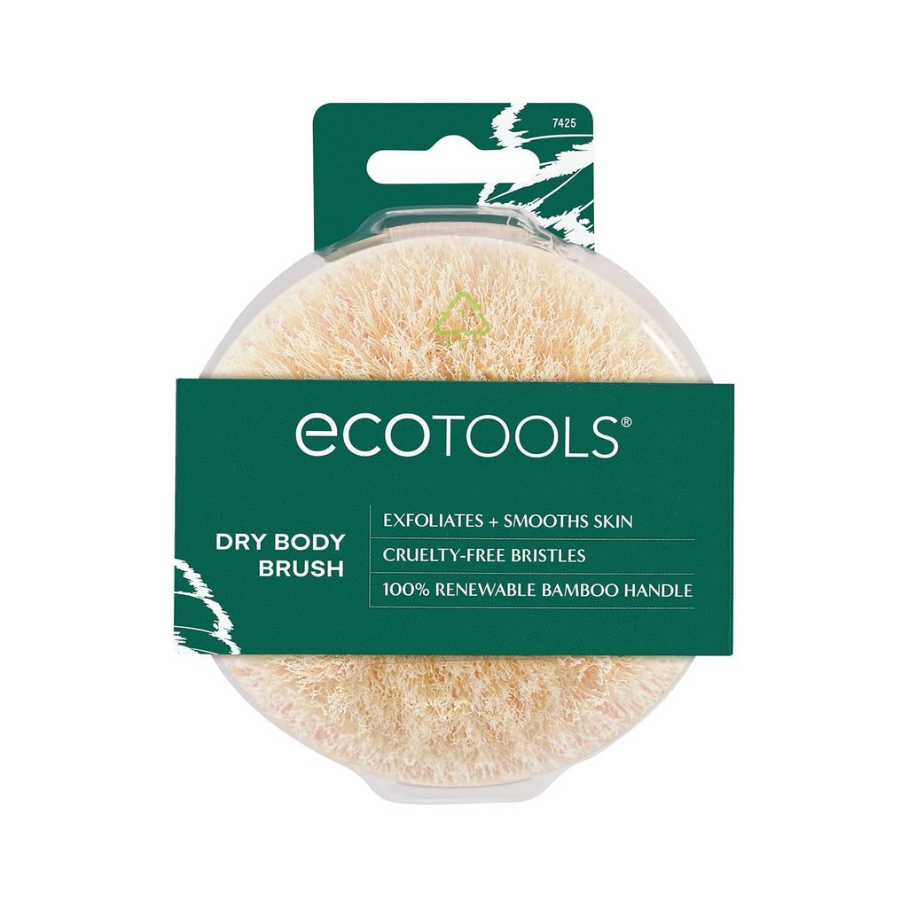 EcoTools Dry Body Brush, Cruelty-Free Bristles Exfoliate & , Dry Brushing ขจัด Flaky, May ช่วยปรับปร