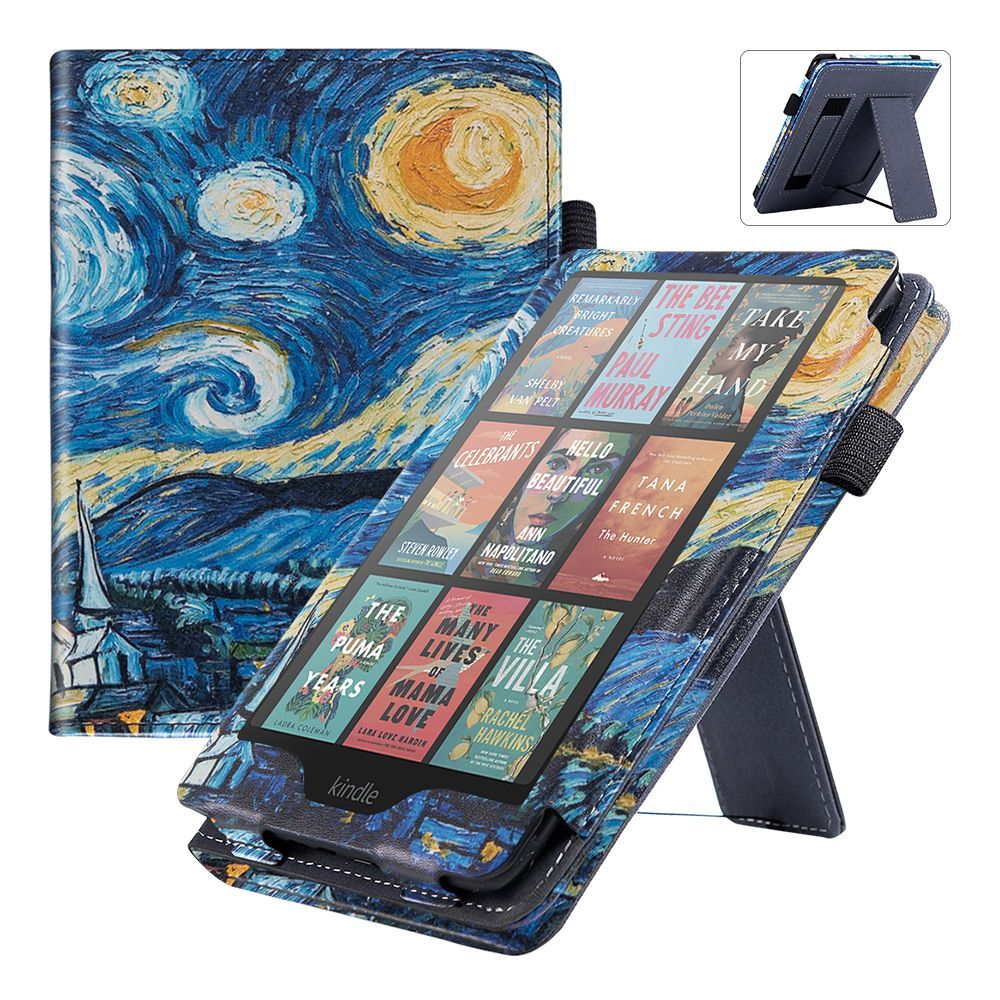 เคส Kindle paperwhite6 Hand Holder Leather Case Kindle Colorsoft รวมทุกอย่าง เคสป้องกันกันกระแทก
