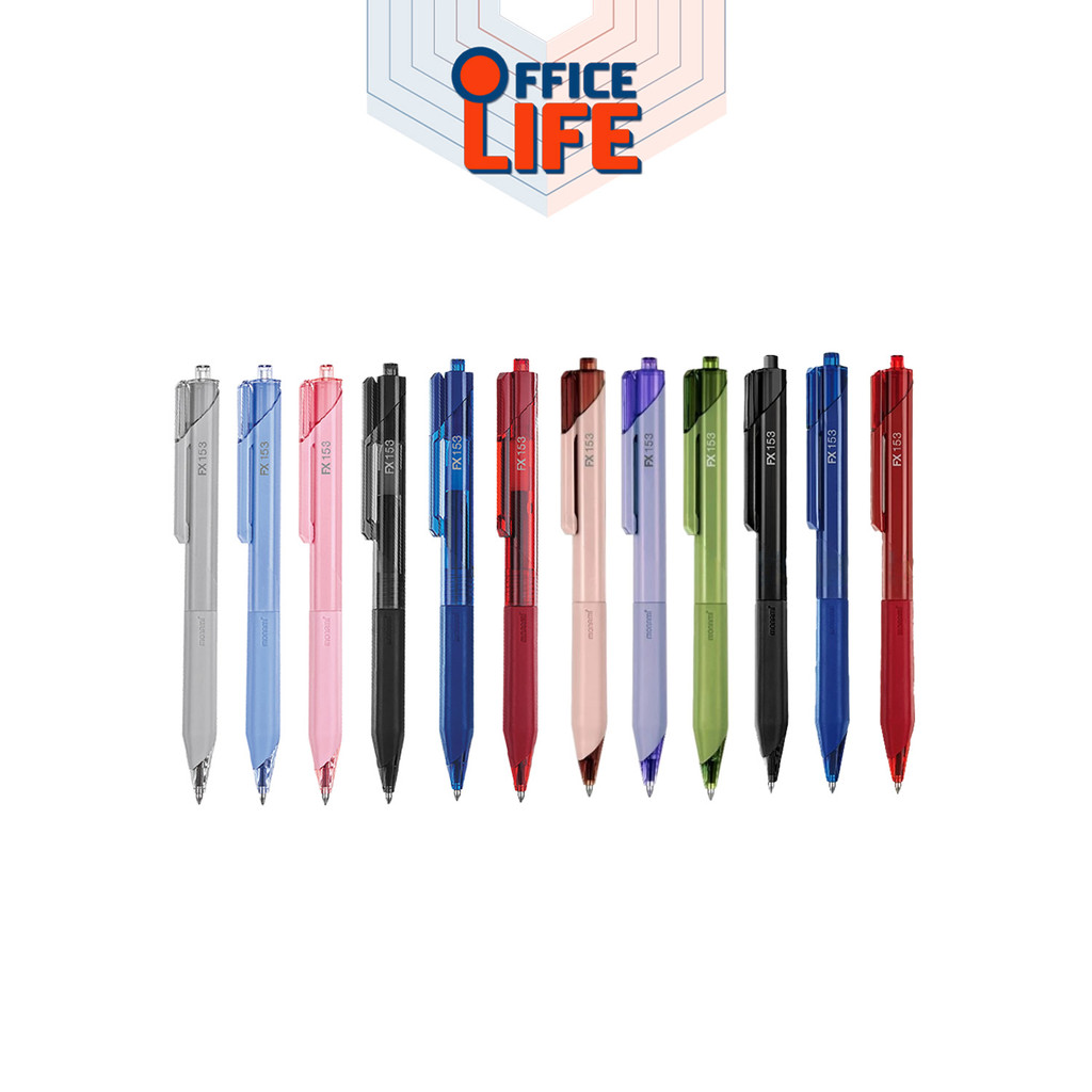 MONAMI (โมนามิ) ปากกาลูกลื่น ปากกา รุ่น FX153 ขนาด 0.5 / 0.7 / 1.0 MM ( 1 ด้าม )