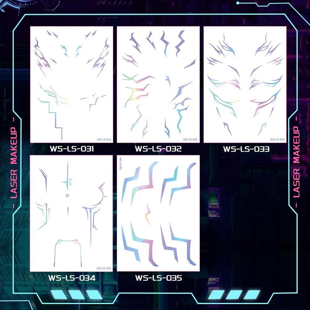 Rumi ชั่วคราว Tattoo สติกเกอร์ Kpop Demon Hunter คอสเพลย์ชั่วคราวสติกเกอร์ Tattoo C3w4