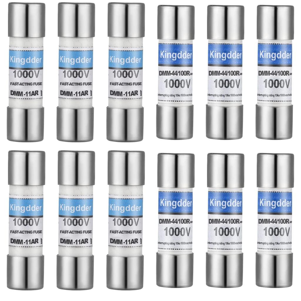 Kingder 12 ชิ้น DMM-11A (DMM11) และ DMM-44/100 (DMM 44 100) Fast Acting Digital Multimeter Replaceme