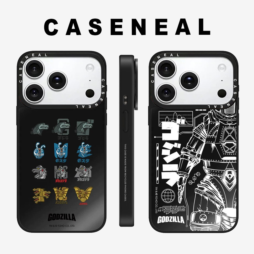 Drop proof CASENEALเคสโทรศัพท์สําหรับiPhone 17ProMax 17pro 17 air 16promax 16 15promax 15 14promax 13 13promax hard Case Godzilla 12 12PromaxกรณีiPhone 11กรณีคุณภาพสูง
