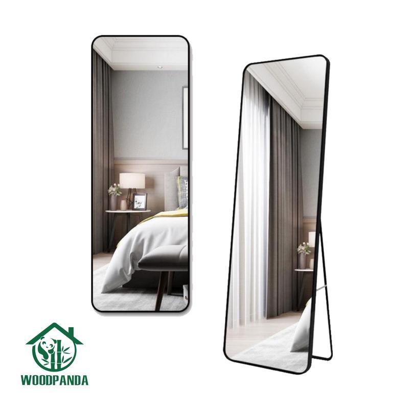 WOODPANDA [สินค้าเสียหายเคลมใหม่ฟรี] กระจกเต็มตัว 150cm กระจกเต็มตัวใหญ่ มี 3 สี กระจกส่อง กระจกห้อง