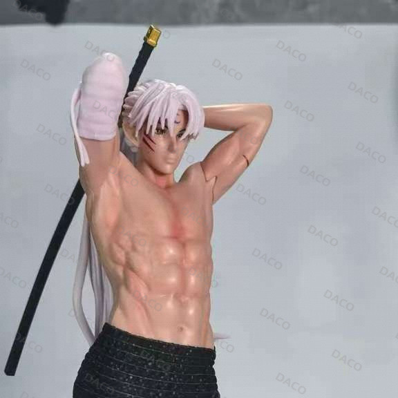 Uniqlo Nude ชายรุ่นกล้ามเนื้อ Macho รุ่นผู้ใหญ่รูปตุ๊กตา Inuyasha ชาย Shame กล้ามเนื้อชายฆ่า Pill Handmade Bird GK รูปปั้นตกแต่ง N6 - รูปที่ 5