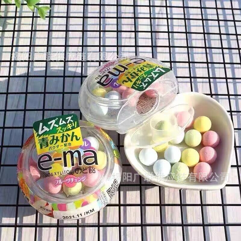 พร้อมสต็อก Fast Shipping ins นําเข้า ema Yoha Flavour Candy e-ma Overflower ลูกอมคอคละรส ลูกอมเคี้ยว