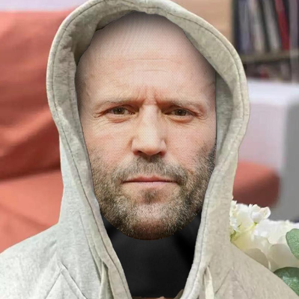 สมจริง Face Mask ตาข่าย Celebrity Balaclava หมวกหมวกเครื่องแต่งกายคอสเพลย์ Fun Face Prop หน้ากาก V7l