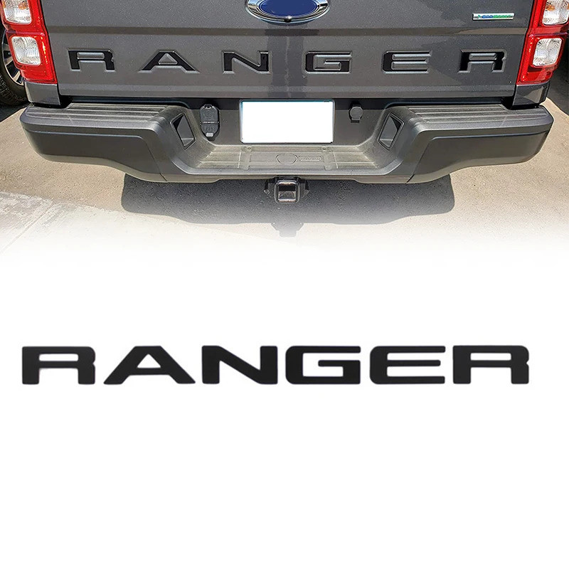 Tailgate Insert Letters for Ford Ranger  , 3D Logo Stickers Raised & Decals Letters, Tailgate Emblem