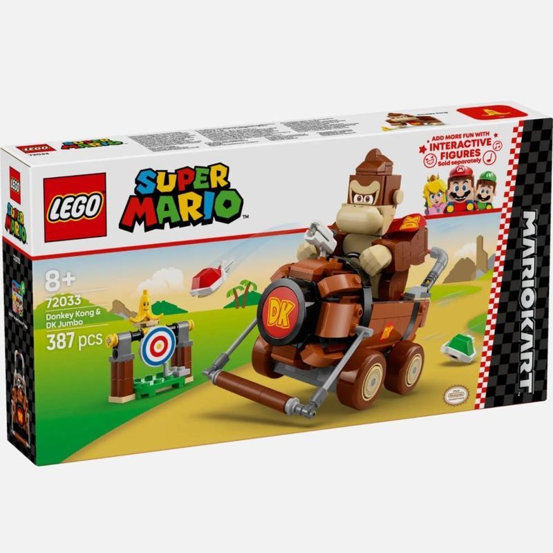 LEGO LEGO 72033 Super Mario Series Donkey Kong Kart Building Block ของเล่น