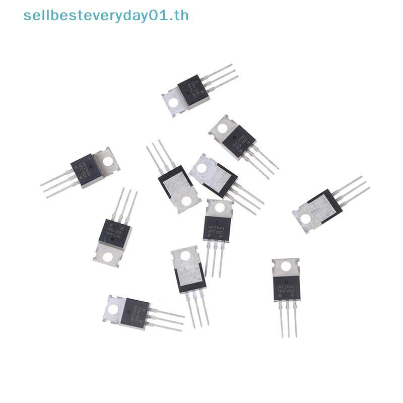 & Sellingbest & 10 ชิ้น 55V 49A IRFZ44N IRFZ44 Power ทรานซิสเตอร์ MOSFET N-Channel .
