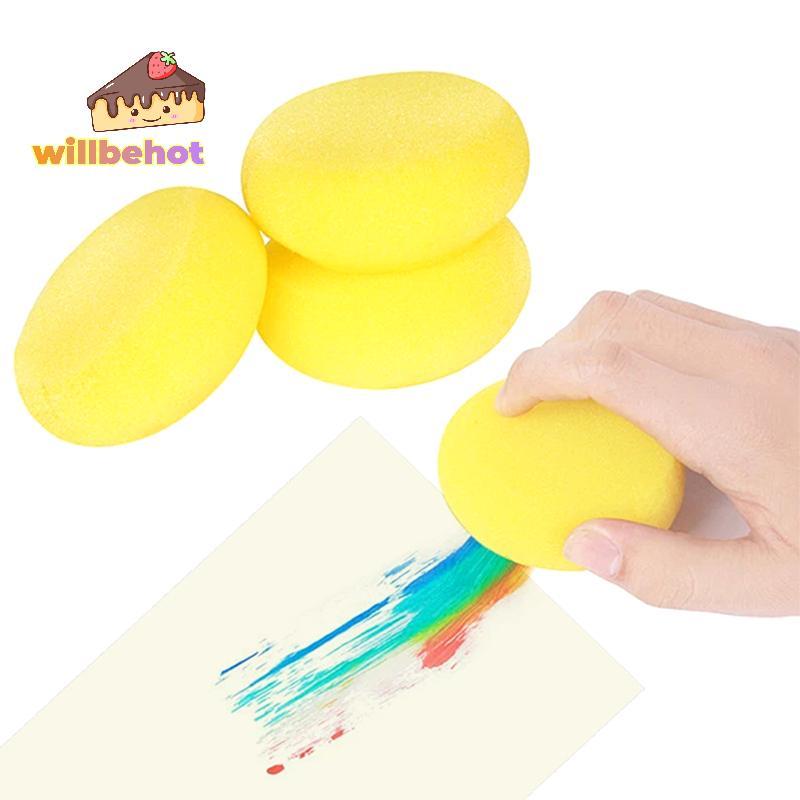 [Willbehot-t] 10/20 ชิ้นรอบรูปร่างเซรามิคฟองน้ําโยนโฟมดูดซับน้ําเครื่องปั้นดินเผาประติมากรรมโฟมดินทําความสะอาดดินภาพวาดเครื่องมือ [ใหม่]