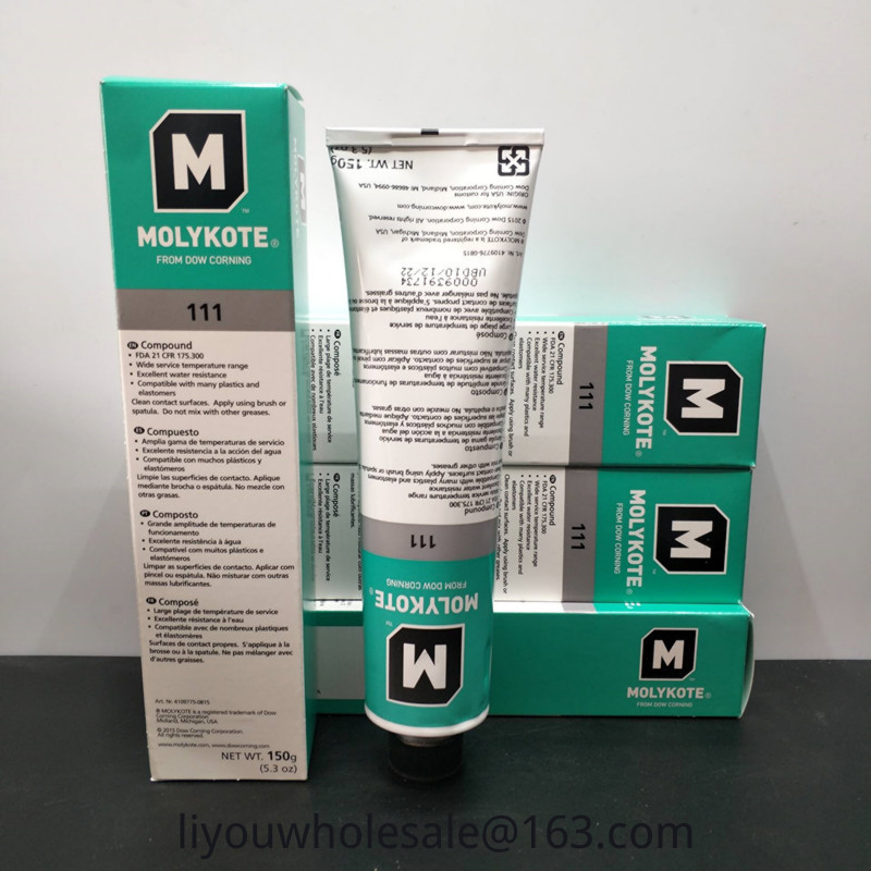 Dow Corning DC111 น้ํามันหล่อลื่นวาล์ว MOLYKOTE Moric 111 จาระบีซิลิโคนโอริงซีลจาระบี 150G/ชิ้น