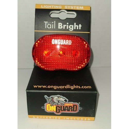 Tail Bright ONGUARD Ultra Bright Red LED Tail Light for Bicycle NEW