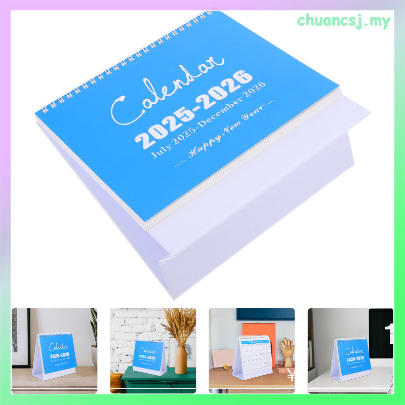 ปฏิทินวางแผนรายเดือนโต๊ะวิชาการ Calender 2025-2026 น่ารัก chuancsj