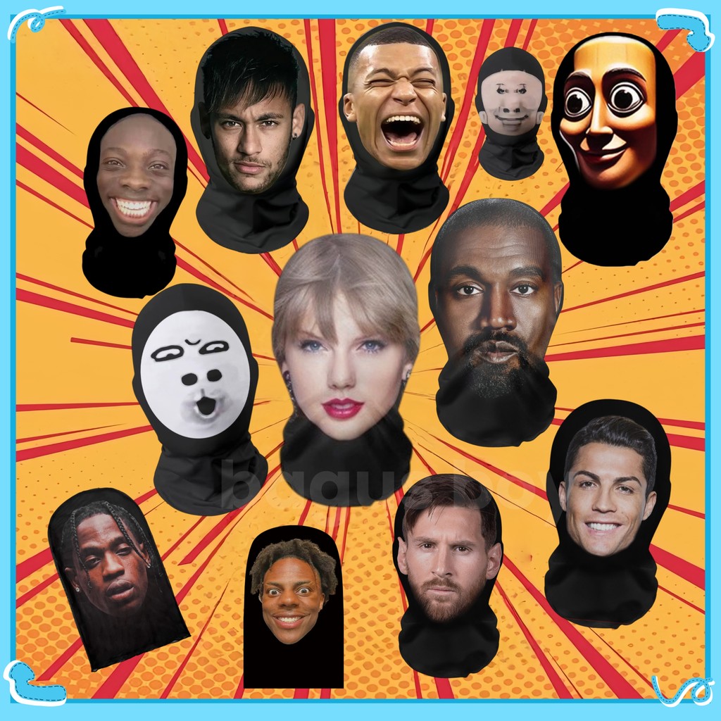 MATAHARI Taylor น่ารัก Ugly Face Mask/3D ฮาโลวีน Prank Mask Face Mask/Creative ที่ไม่ซ้ํากันบทคัดย่อ