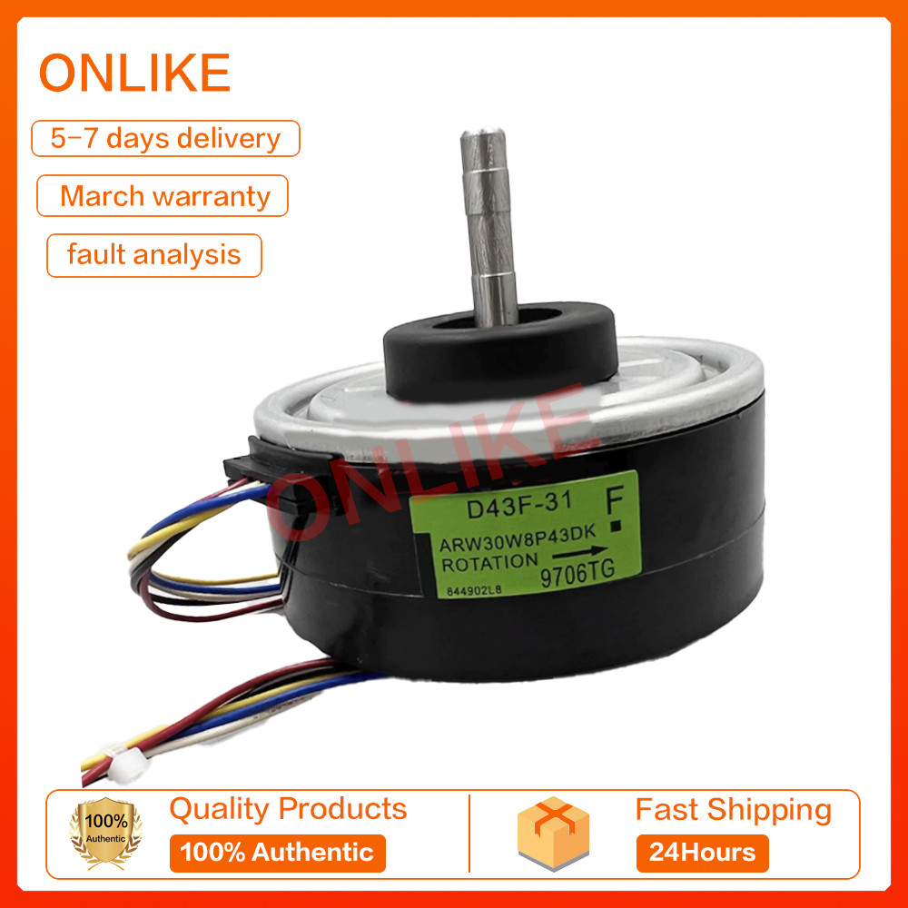 90% ใหม่ Daikin เครื่องปรับอากาศ axial flow พัดลม DC มอเตอร์ D43F-31 มอเตอร์ ARW30R8P43DA