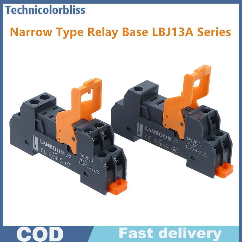 Tcbs N ประเภทรีเลย์ฐาน LBJ13A Series Precision Manufacturing 5Pin 8Pin 2NO2NC สําหรับ DC12V/24V/48V 