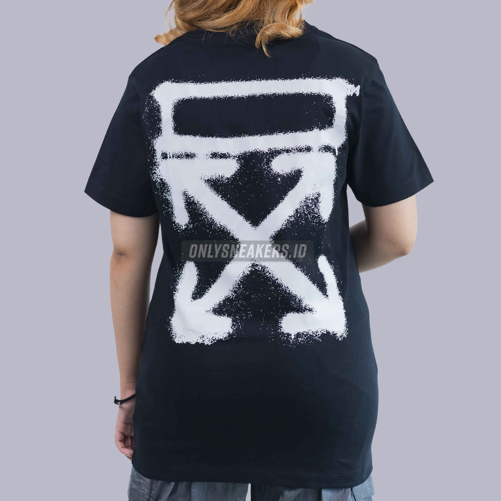 OFF WHITE SPRAY MARKER BLACK TEE