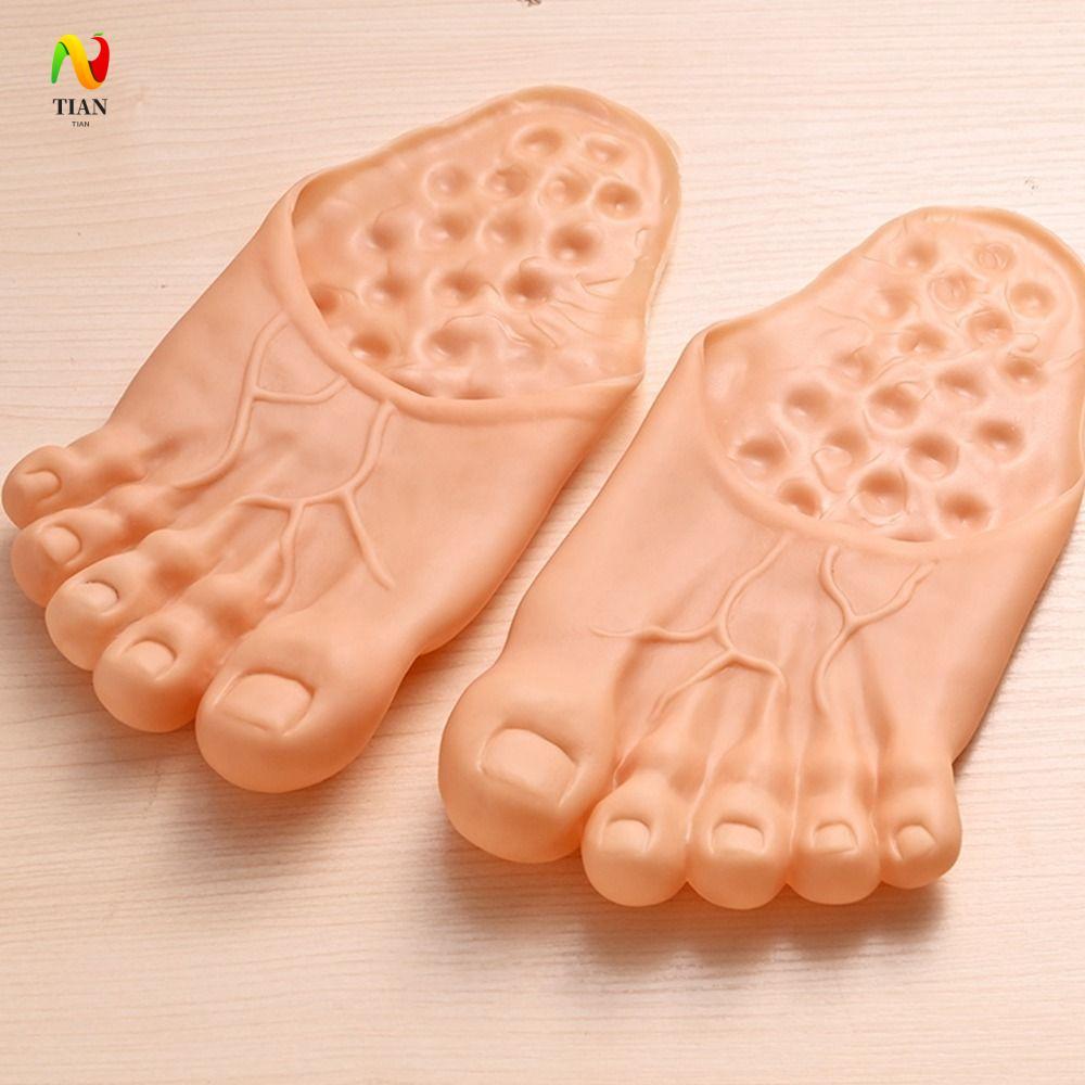 INQUIRY IMPACT Big Toe รองเท้าแตะฤดูร้อนรองเท้าแตะแบนนุ่มคอสเพลย์ Sole ผู้หญิงรองเท้าแตะรองเท้าแบน