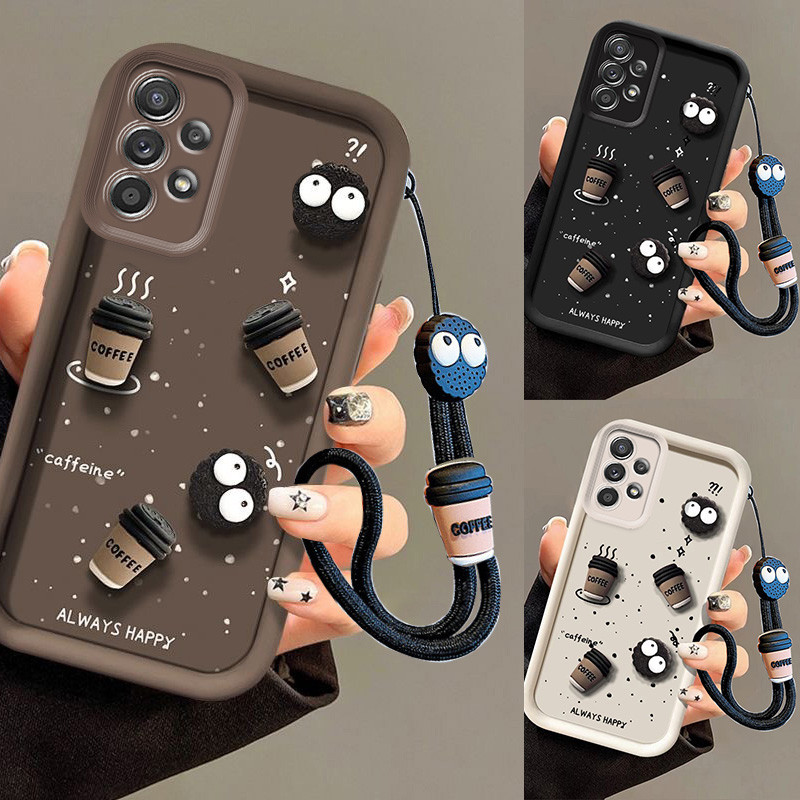เคส Samsung a52 5G เคส Samsung a52s 5G ถ้วยกาแฟ เคสโทรศัพท์ป้องกันการตกกระแทก
