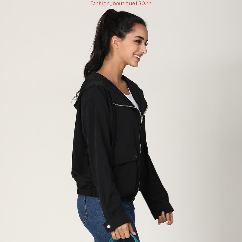 SINSAY Soft jacket เสื้อคลุมสีดำ ผ้ายืด ผ้าเย็น