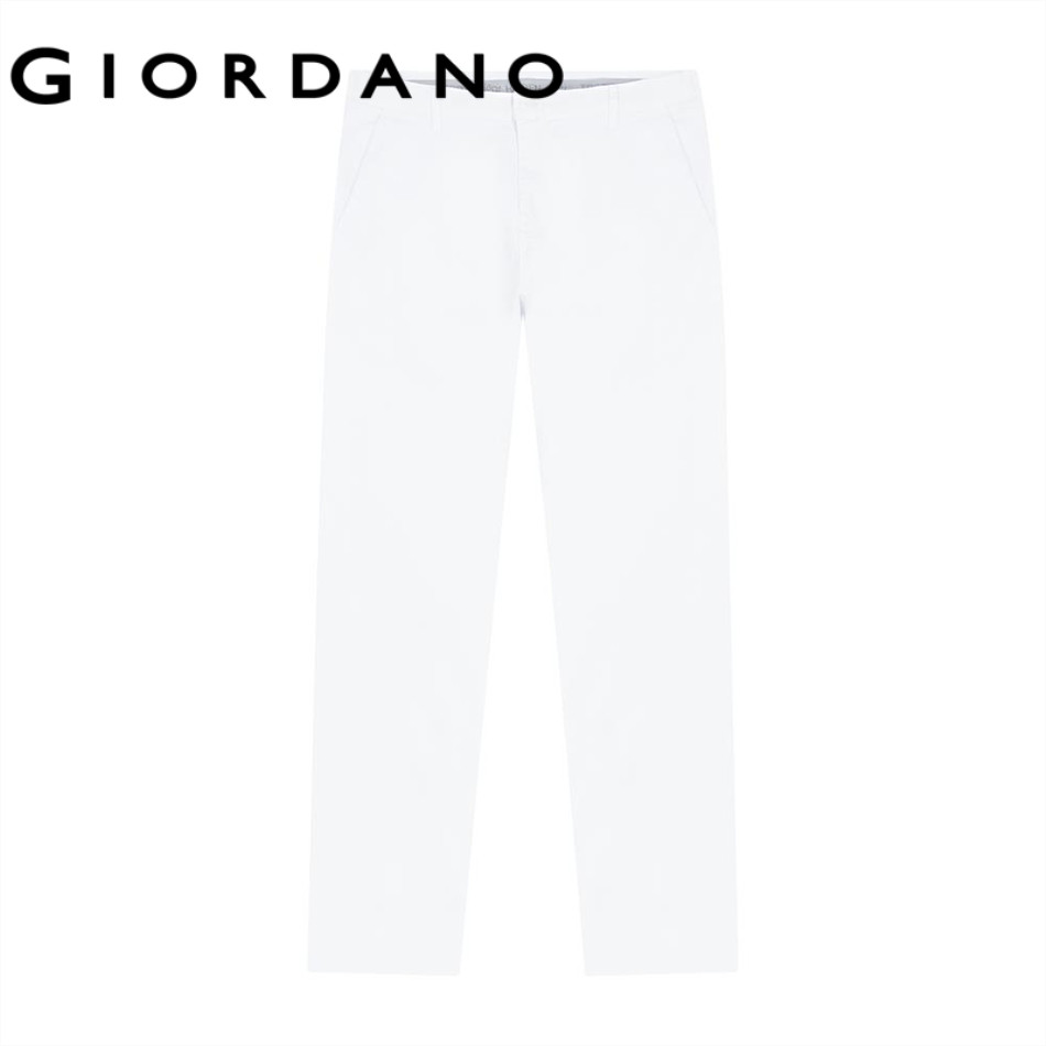 GIORDANO กางเกงผู้ชาย Men's Slim Tapered Pants 01115047