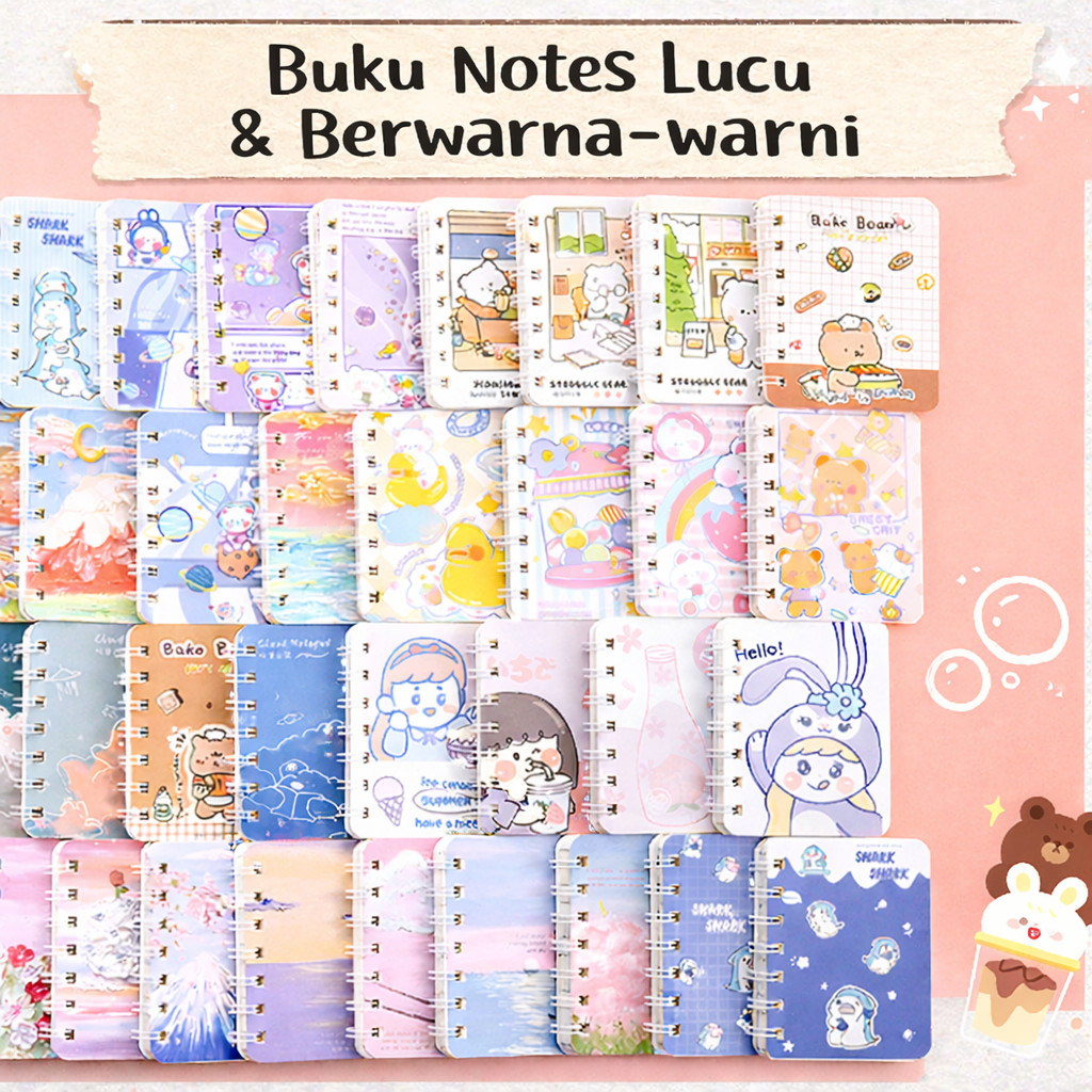 A7 BOOK / RING MOTIF NOTEBOOK / A7 RING NOTEBOOK / RING NOTEBOOK