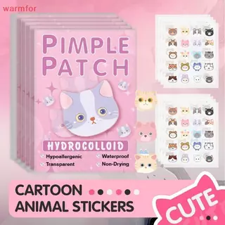 (warmfor) 600 ชิ้นแผ่นแปะสิวรูปสติกเกอร์รักษาสิวที่มีสีสันสิวกําจัดสิวPatch Anti-Acne Hydrocolloidสติกเกอร์