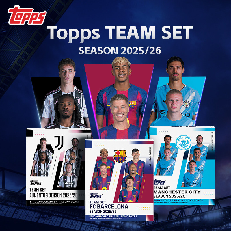 2025-26 Topps Manchester City/Juvenus Football Team Box Series Star Card