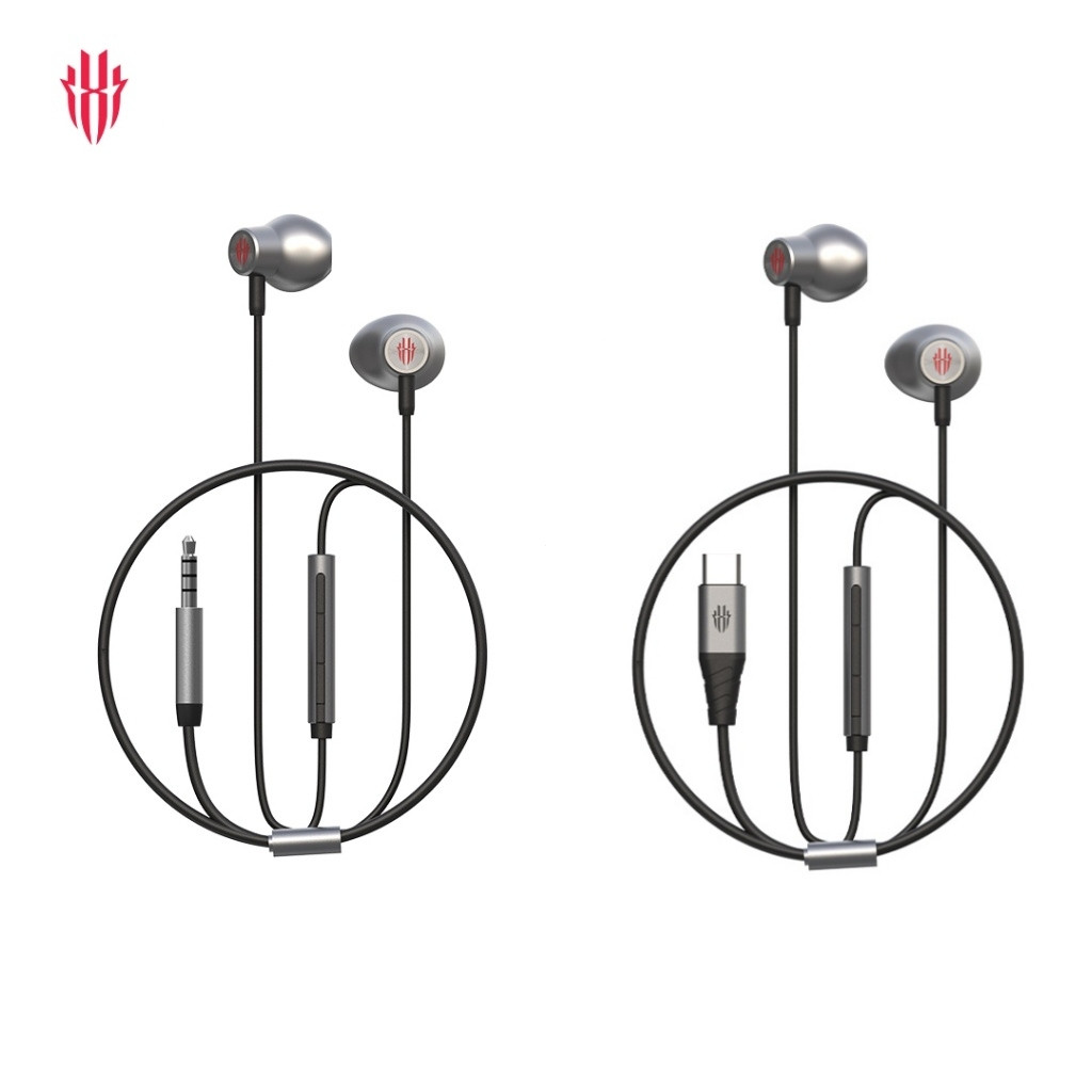 REDMAGIC หูฟัง Magic Sound | ไดรเวอร์เสียง 14.2 มม. | ดีไซน์โลหะ | ดีไซน์กึ่งอินเอียร์